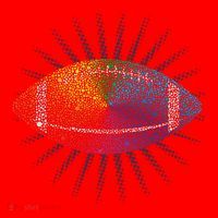 Make Your Mark International Dot Day Rainbow Football Santa Hat thumb 1