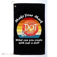 Make Your Mark International Dot Day What You Can Create Golf Towel thumb 0