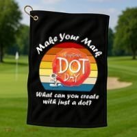 Make Your Mark International Dot Day What You Can Create Golf Towel thumb 1