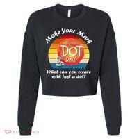 Make Your Mark International Dot Day What You Can Create Cropped Pullover Crew thumb 0