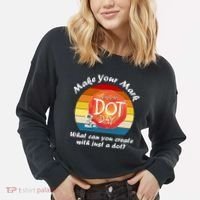 Make Your Mark International Dot Day What You Can Create Cropped Pullover Crew thumb 2
