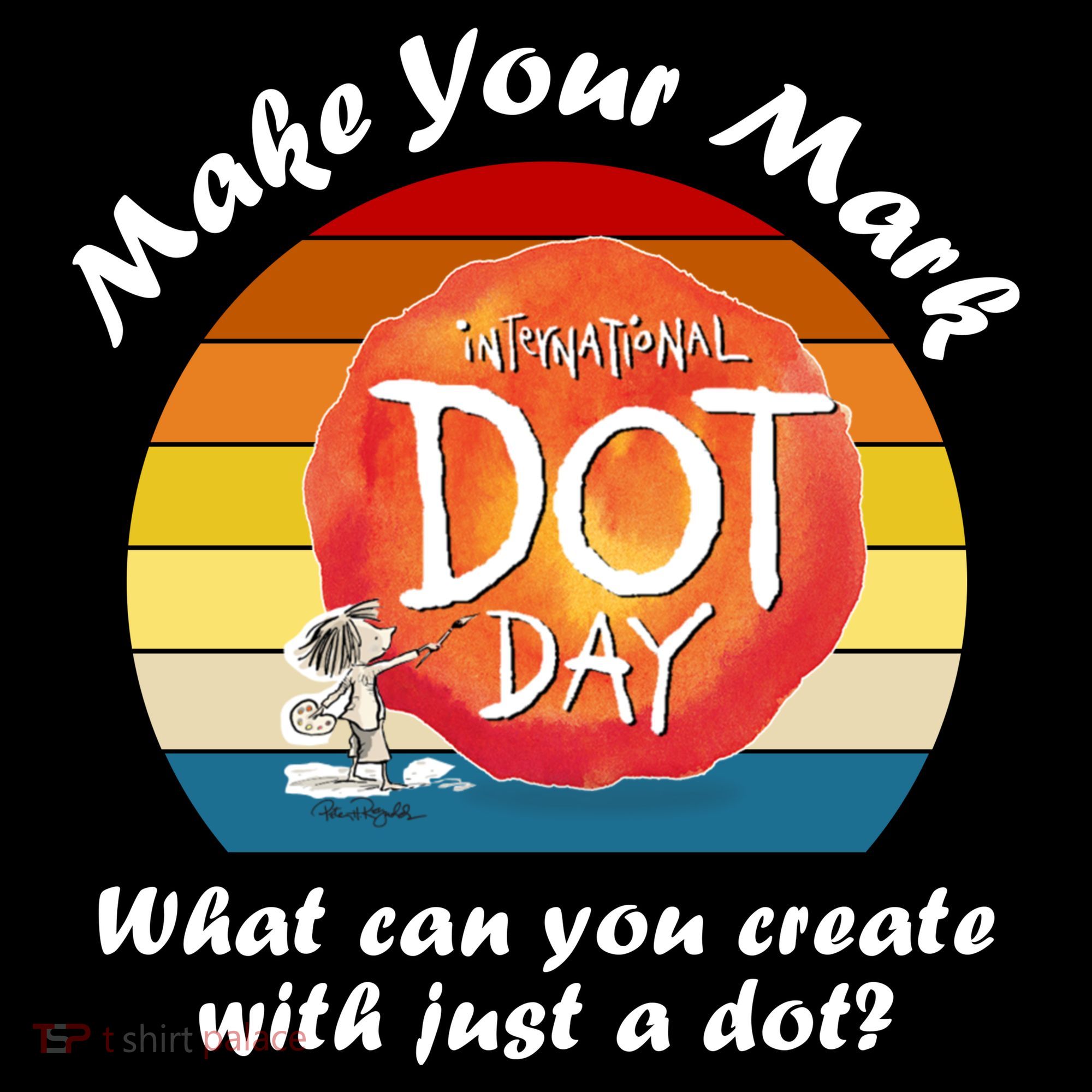 Make Your Mark International Dot Day What You Can Create Cropped Pullover Crew