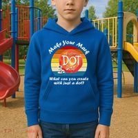 Make Your Mark International Dot Day What You Can Create Kids Hoodie thumb 2