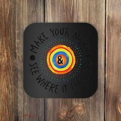 Make Your Mark International Dot Day Colorful Coaster