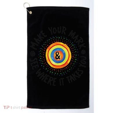 Make Your Mark International Dot Day Colorful Golf Towel
