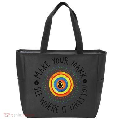 Make Your Mark International Dot Day Colorful Tote Bag