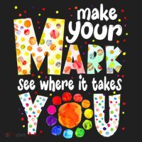 Make Your Mark And See Where It Takes You Dot Day Boys Beanie thumb 2