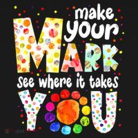 Make Your Mark And See Where It Takes You Dot Day Boys Ornament thumb 1