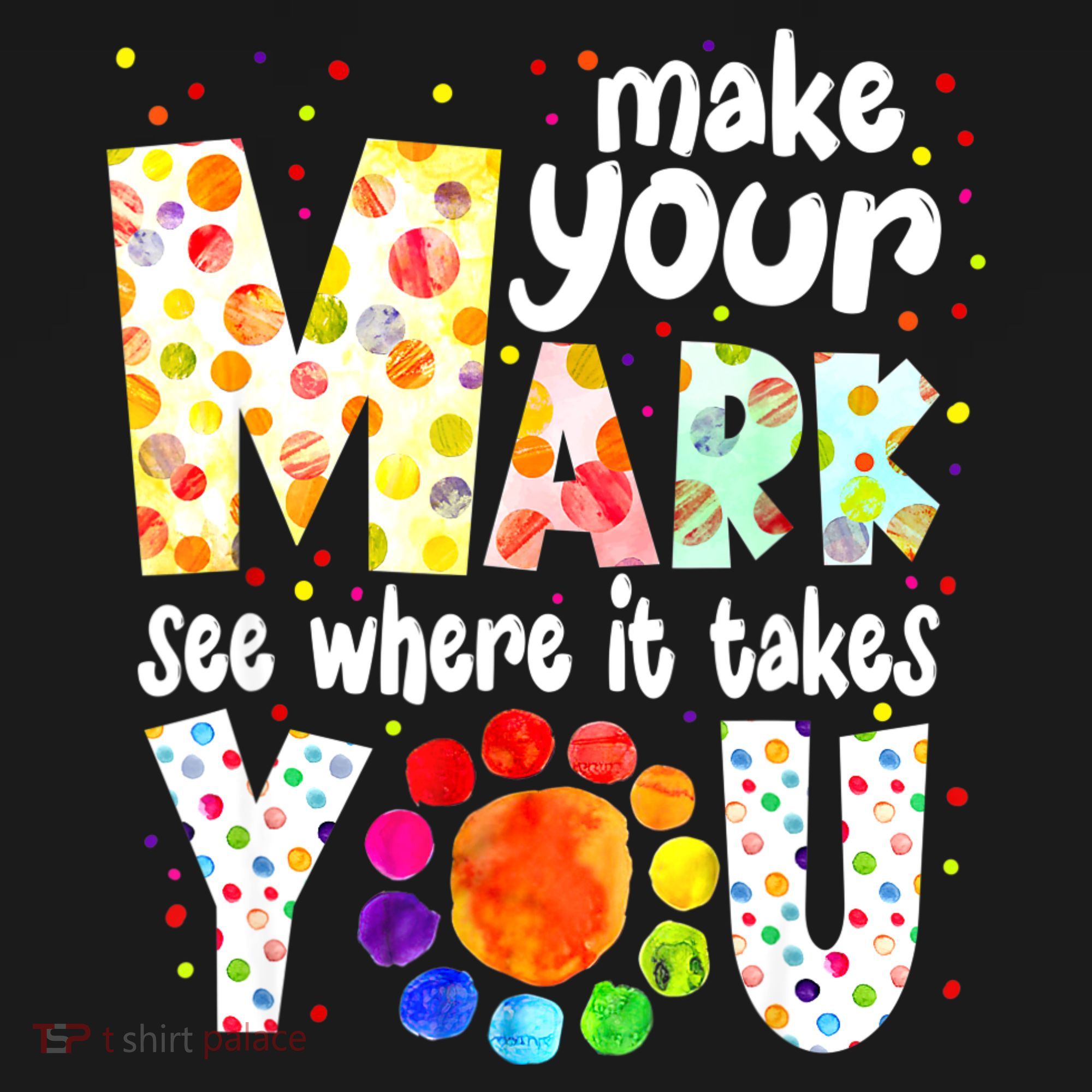 Make Your Mark And See Where It Takes You Dot Day Boys Ornament