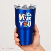 Make Your Mark And See Where It Takes You Dot Day Boys Tumbler thumb 2