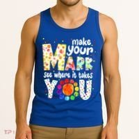 Make Your Mark And See Where It Takes You Dot Day Boys Tank Top thumb 3