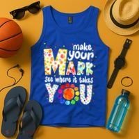 Make Your Mark And See Where It Takes You Dot Day Boys Tank Top thumb 4
