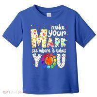Make Your Mark And See Where It Takes You Dot Day Boys Toddler T-Shirt thumb 0