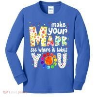 Make Your Mark And See Where It Takes You Dot Day Boys Kids Long Sleeve Shirt thumb 0