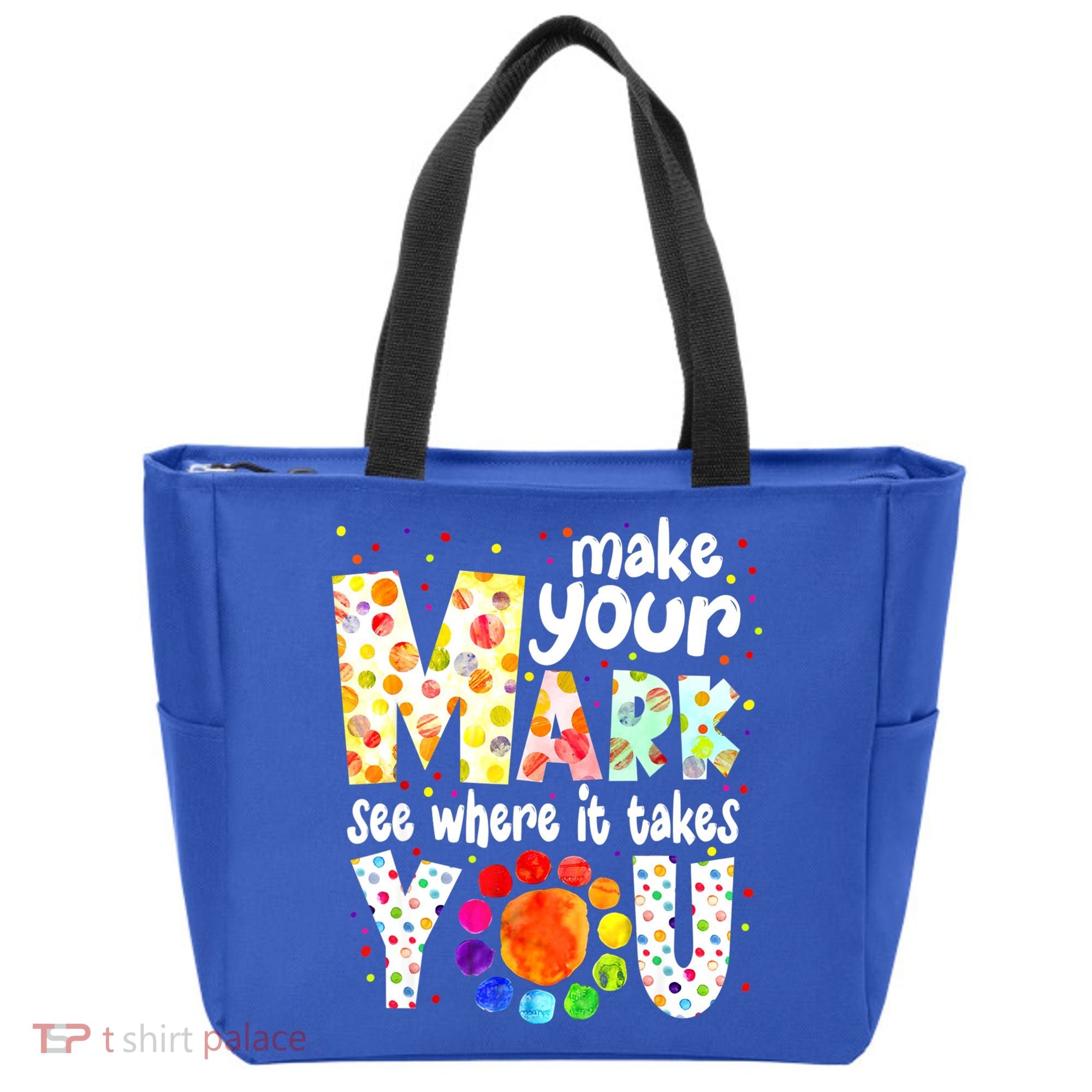 Make Your Mark And See Where It Takes You Dot Day Boys Tote Bag