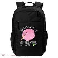 Make Your Mark And See Where It Takes You Dot Day Paint Brush Backpack thumb 0