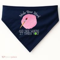 Make Your Mark And See Where It Takes You Dot Day Paint Brush USA-Made Doggie Bandana thumb 0