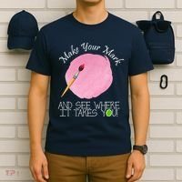 Make Your Mark And See Where It Takes You Dot Day Paint Brush T-Shirt thumb 6