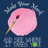 Make Your Mark And See Where It Takes You Dot Day Paint Brush Beanie thumb 2