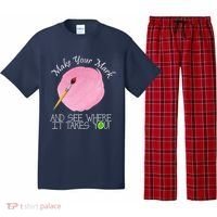 Make Your Mark And See Where It Takes You Dot Day Paint Brush Pajama Set thumb 0