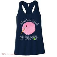 Make Your Mark And See Where It Takes You Dot Day Paint Brush Women's Tank Top thumb 0