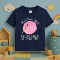 Make Your Mark And See Where It Takes You Dot Day Paint Brush Toddler T-Shirt thumb 3