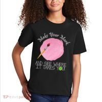 Make Your Mark And See Where It Takes You Dot Day Paint Brush Kids T-Shirt thumb 2