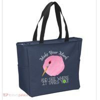 Make Your Mark And See Where It Takes You Dot Day Paint Brush Tote Bag thumb 2