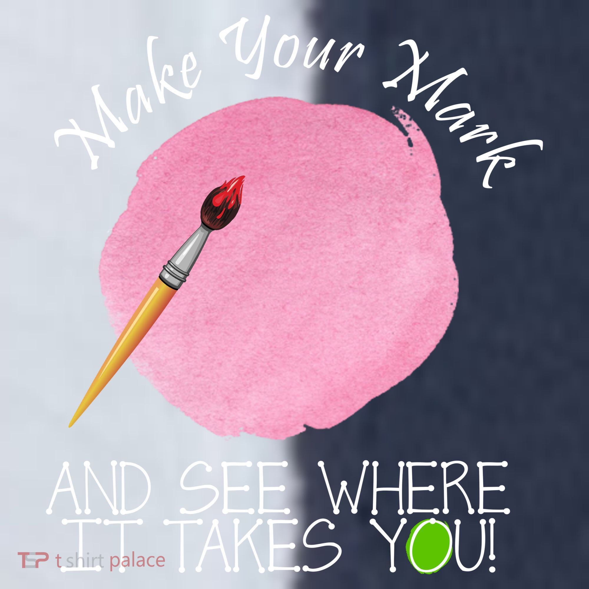 Make Your Mark And See Where It Takes You Dot Day Paint Brush Sport-Tek Competitor United Soccer Jersey