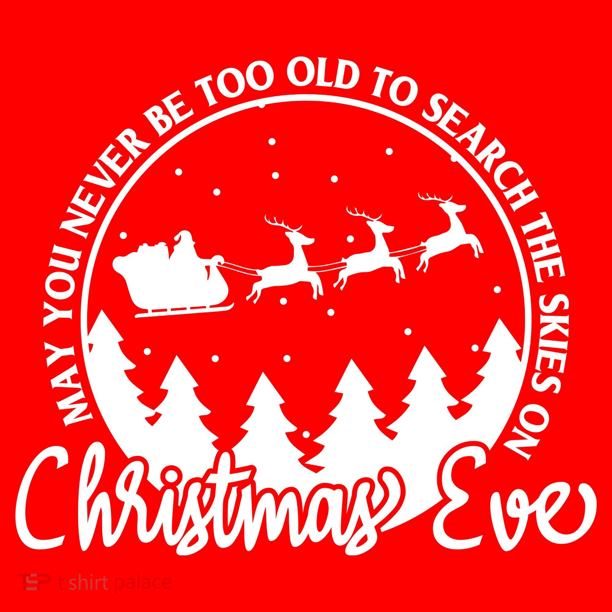 May You Never Be Too Old To Search The Skies On Christmas Eve Women's Tank Top