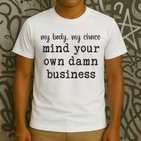 Mind Your Own Damn Business Walz Kamala Harris Anti Trump T-Shirt thumb 3