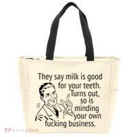 Mind Your Own Fucking Business Tote Bag thumb 0