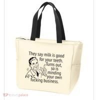 Mind Your Own Fucking Business Tote Bag thumb 3