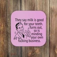 Mind Your Own Fucking Business Coaster thumb 0