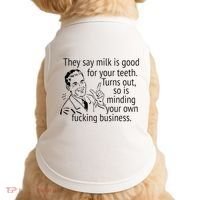 Mind Your Own Fucking Business Doggie Tank thumb 0