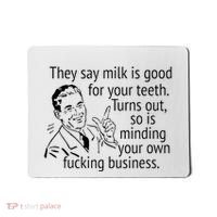 Mind Your Own Fucking Business Mousepad thumb 0