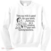 Mind Your Own Fucking Business Kids Sweatshirt thumb 0