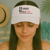 Mind Your Own Damn Business Harris Walz 2024 Visor thumb 2