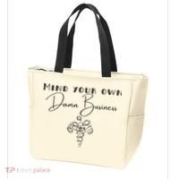 Mind Your Own Damn Business Tote Bag thumb 3
