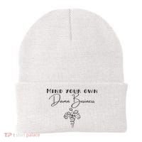 Mind Your Own Damn Business Beanie thumb 0