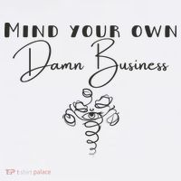 Mind Your Own Damn Business Visor thumb 3