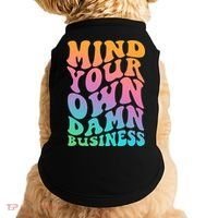Mind Your Own Damn Business Walz Doggie Tank thumb 0