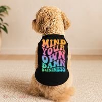 Mind Your Own Damn Business Walz Doggie Tank thumb 2