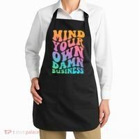 Mind Your Own Damn Business Walz Apron thumb 2