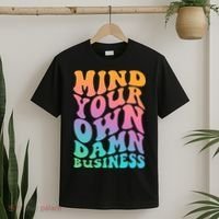 Mind Your Own Damn Business Walz T-Shirt thumb 2
