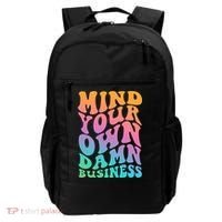 Mind Your Own Damn Business Walz Backpack thumb 0
