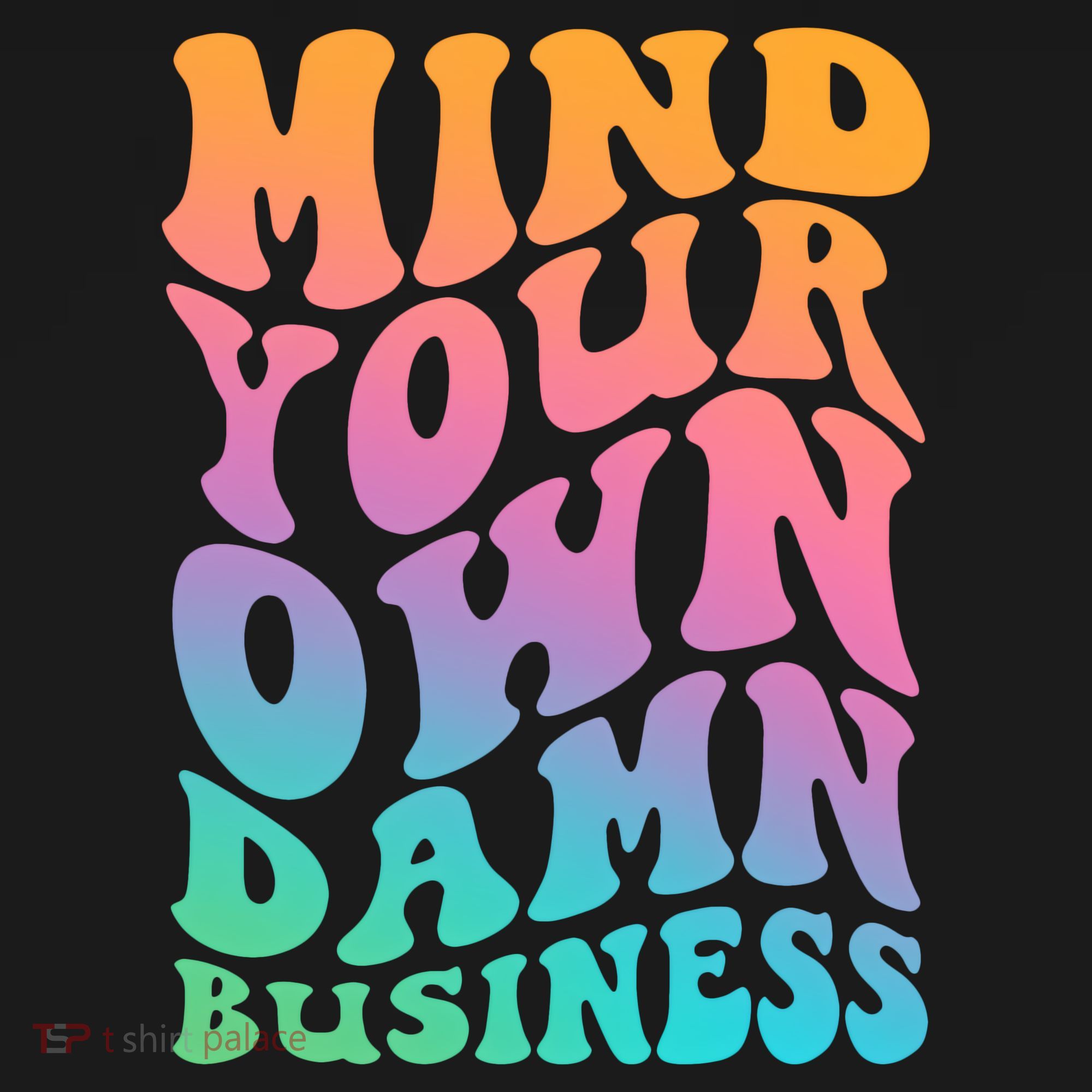 Mind Your Own Damn Business Walz Women's Hoodie