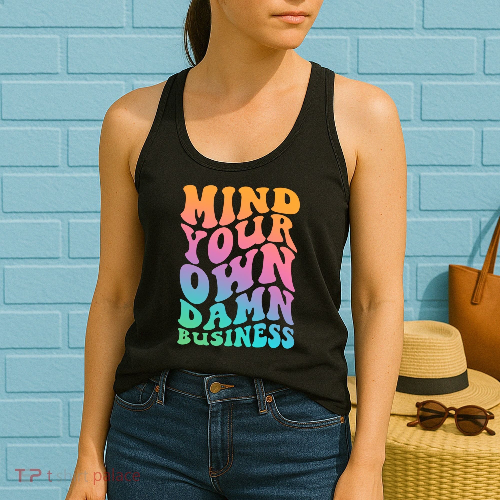 Mind Your Own Damn Business Walz Women's Tank Top