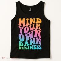 Mind Your Own Damn Business Walz Tank Top thumb 2