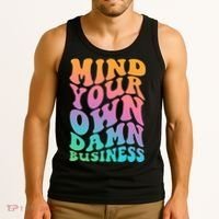 Mind Your Own Damn Business Walz Tank Top thumb 3